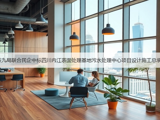 超2亿！中铁九局联合民企中标四川内江表面处理基地污水处理中心项目设计施工总承包一标段！(图3)