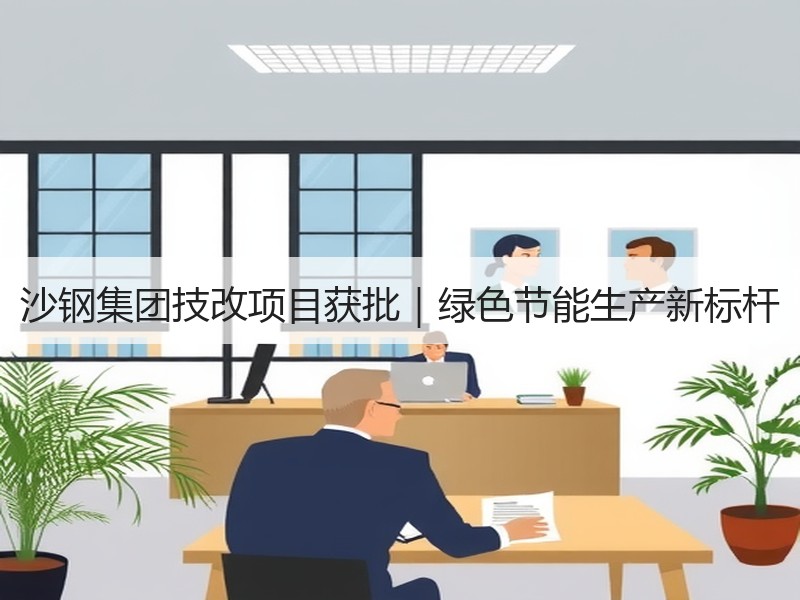 沙钢集团技改项目获批|绿色节能生产新标杆 沙钢集团技改项目获批|绿色节能生产新标杆