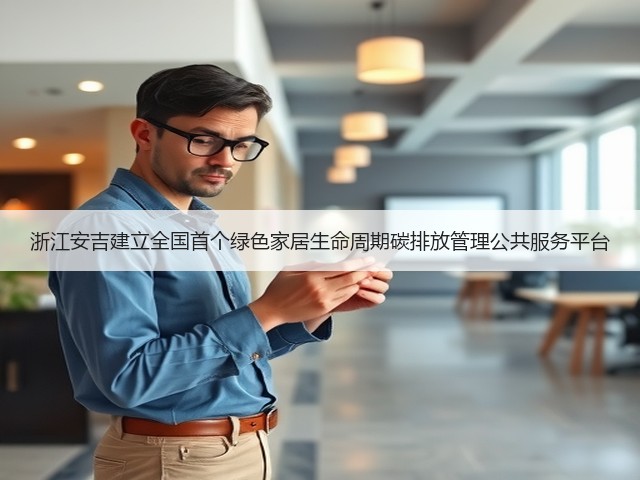 浙江安吉建立全国首个绿色家居生命周期碳排放管理公共服务平台(图1) 浙江安吉建立全国首个绿色家居生命周期碳排放管理公共服务平台(图1)