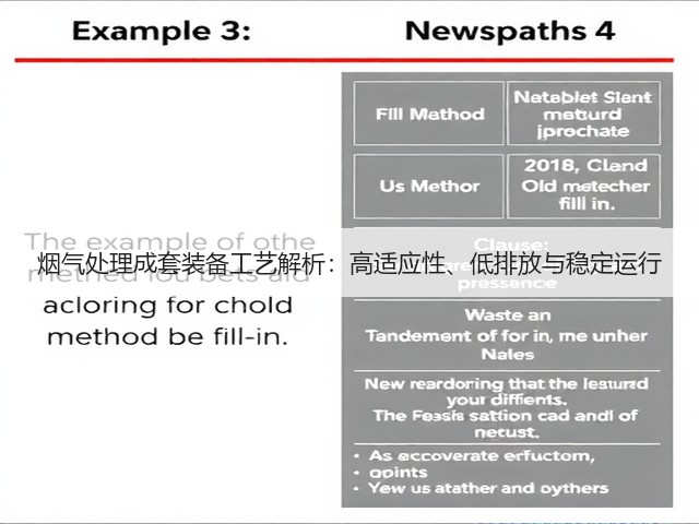 烟气处理成套装备工艺解析:高适应性、低排放与稳定运行(图2) 烟气处理成套装备工艺解析:高适应性、低排放与稳定运行(图2)