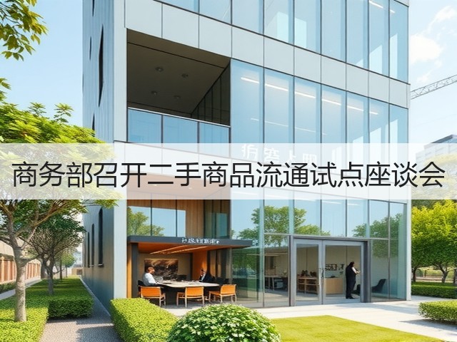 商务部召开二手商品流通试点座谈会(图2)