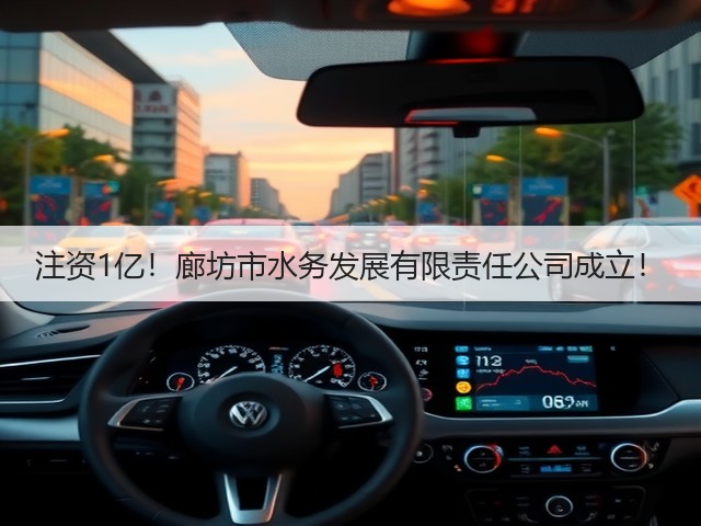 注资1亿！廊坊市水务发展有限责任公司成立！(图2)