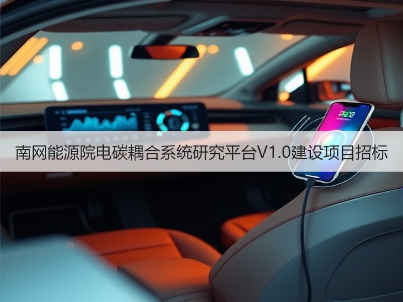 南网能源院电碳耦合系统研究平台V1.0建设项目招标