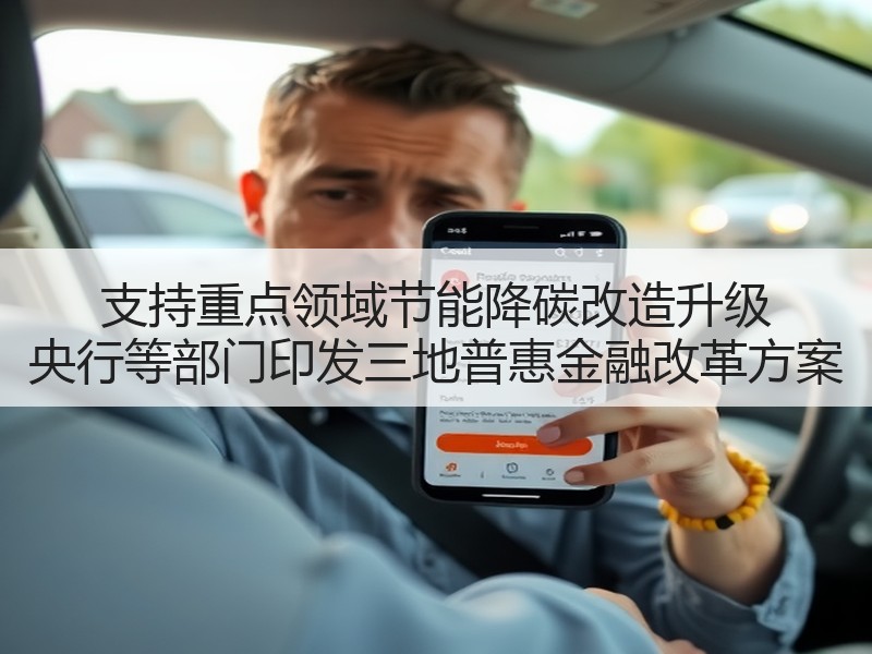 支持重点领域节能降碳改造升级 央行等部门印发三地普惠金融改革方案