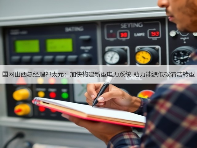 国网山西总经理祁太元:加快构建新型电力系统 助力能源低碳清洁转型(图1) 国网山西总经理祁太元:加快构建新型电力系统 助力能源低碳清洁转型(图1)