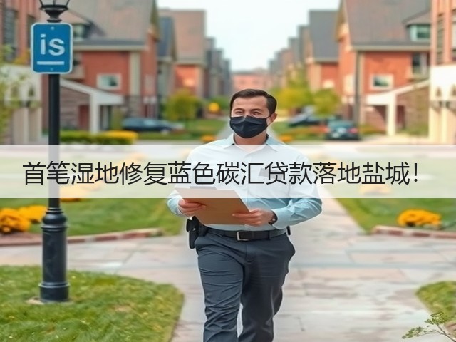 首笔湿地修复蓝色碳汇贷款落地盐城!(图1) 首笔湿地修复蓝色碳汇贷款落地盐城!(图1)