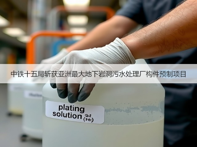 中铁十五局斩获亚洲最大地下岩洞污水处理厂构件预制项目(图2) 中铁十五局斩获亚洲最大地下岩洞污水处理厂构件预制项目(图2)