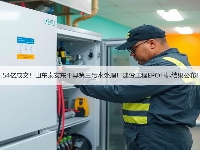 1.54亿成交!山东泰安东平县第三污水处理厂建设工程EPC中标结果公布!(图1) 1.54亿成交!山东泰安东平县第三污水处理厂建设工程EPC中标结果公布!(图1)