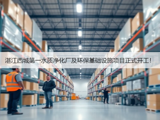 湛江西城第一水质净化厂及环保基础设施项目正式开工！(图2)