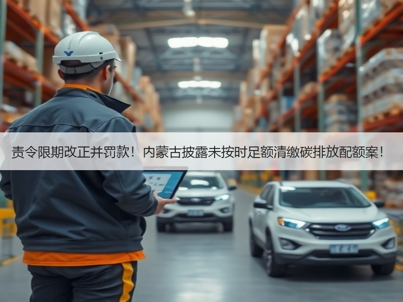 责令限期改正并罚款！内蒙古披露未按时足额清缴碳排放配额案！