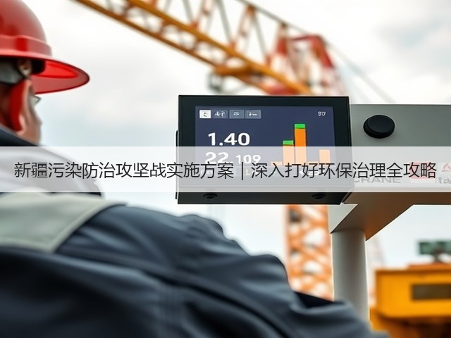 新疆污染防治攻坚战实施方案｜深入打好环保治理全攻略(图1)