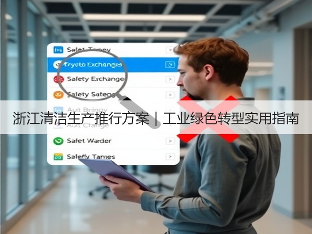 浙江清洁生产推行方案|工业绿色转型实用指南(图1) 浙江清洁生产推行方案|工业绿色转型实用指南(图1)