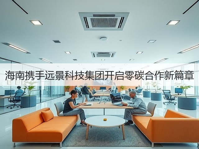 海南携手远景科技集团开启零碳合作新篇章(图1) 海南携手远景科技集团开启零碳合作新篇章(图1)