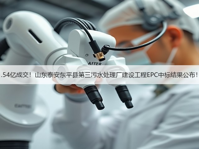1.54亿成交!山东泰安东平县第三污水处理厂建设工程EPC中标结果公布!(图1) 1.54亿成交!山东泰安东平县第三污水处理厂建设工程EPC中标结果公布!(图1)