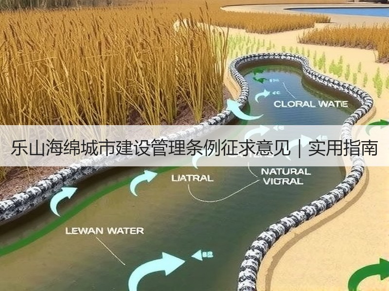 乐山海绵城市建设管理条例征求意见|实用指南 乐山海绵城市建设管理条例征求意见|实用指南