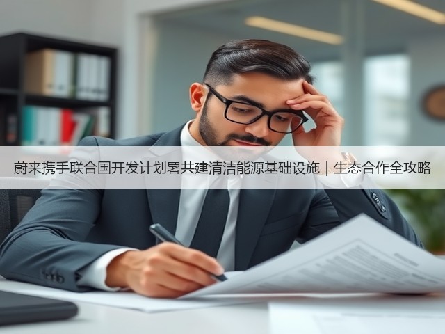 蔚来携手联合国开发计划署共建清洁能源基础设施|生态合作全攻略(图1) 蔚来携手联合国开发计划署共建清洁能源基础设施|生态合作全攻略(图1)