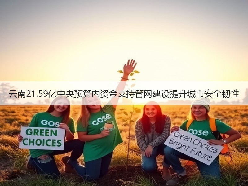 云南21.59亿中央预算内资金支持管网建设提升城市安全韧性 云南21.59亿中央预算内资金支持管网建设提升城市安全韧性