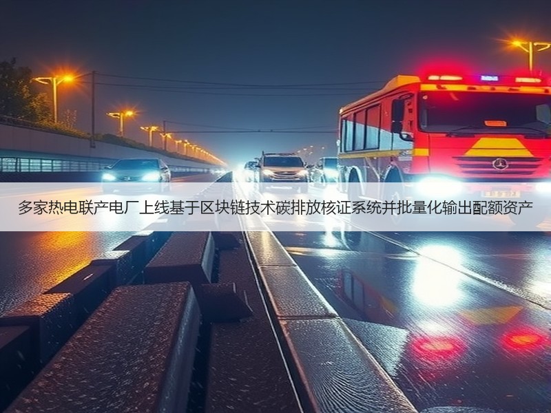 多家热电联产电厂上线基于区块链技术碳排放核证系统并批量化输出配额资产