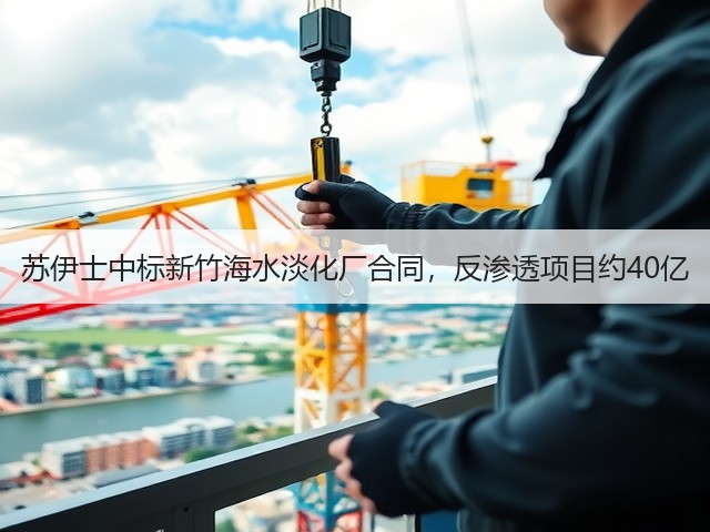 苏伊士中标新竹海水淡化厂合同，反渗透项目约40亿(图1)