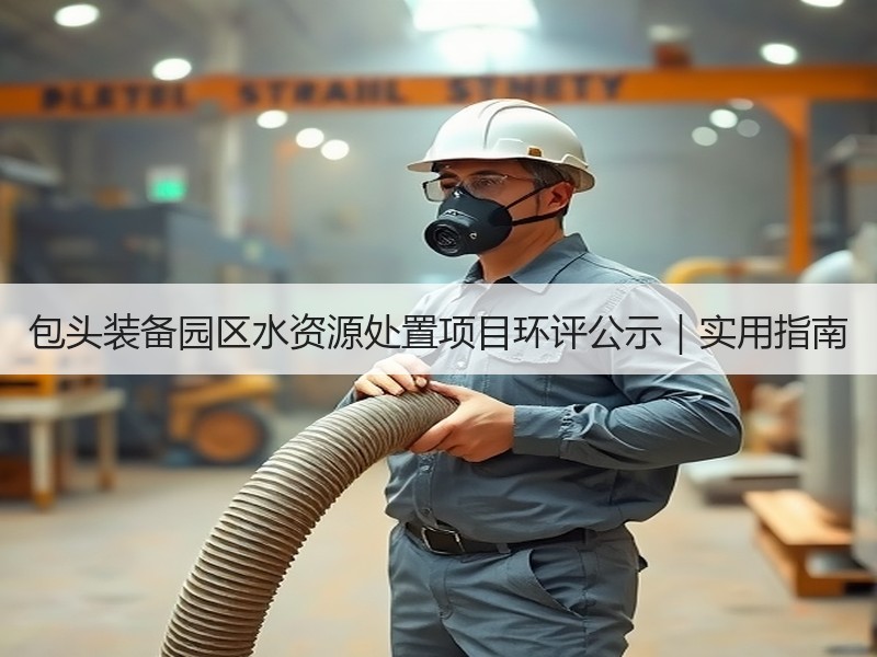 包头装备园区水资源处置项目环评公示|实用指南 包头装备园区水资源处置项目环评公示|实用指南