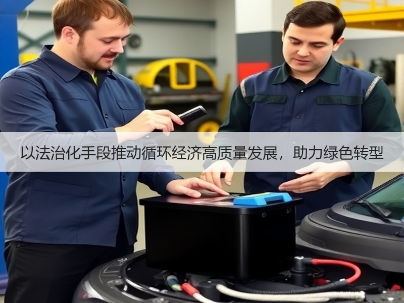 以法治化手段推动循环经济高质量发展，助力绿色转型
