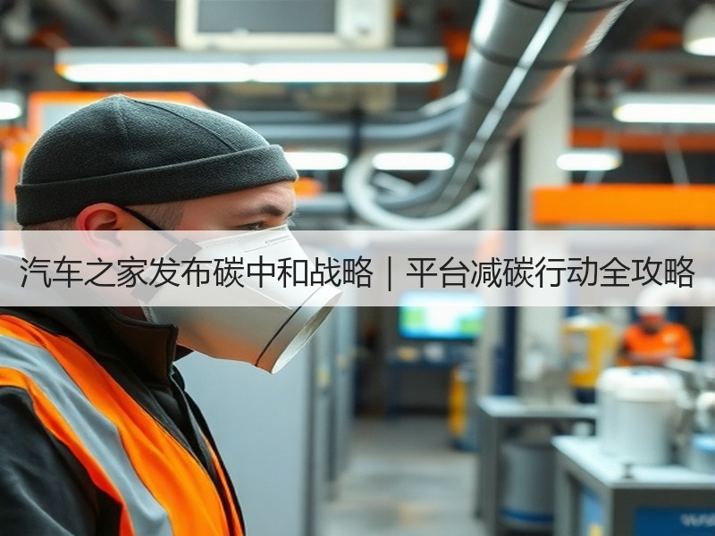 汽车之家发布碳中和战略|平台减碳行动全攻略 汽车之家发布碳中和战略|平台减碳行动全攻略