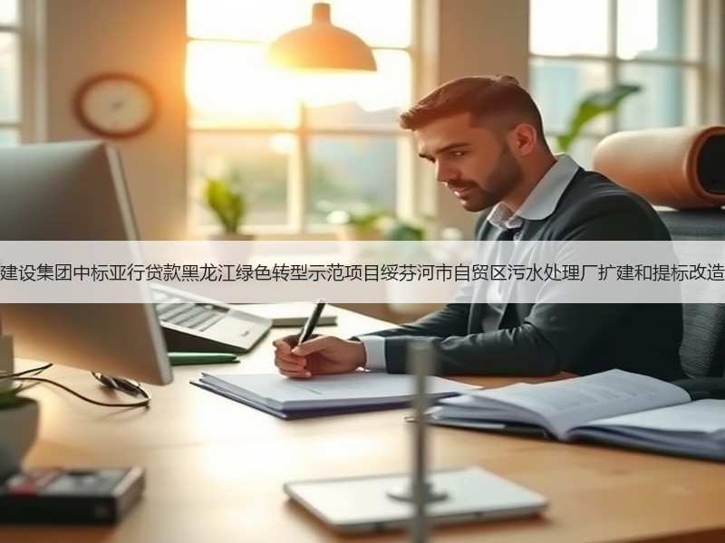 北大荒建设集团中标亚行贷款黑龙江绿色转型示范项目绥芬河市自贸区污水处理厂扩建和提标改造工程！