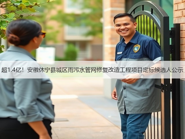 超1.4亿!安徽休宁县城区雨污水管网修复改造工程项目定标候选人公示(图1) 超1.4亿!安徽休宁县城区雨污水管网修复改造工程项目定标候选人公示(图1)