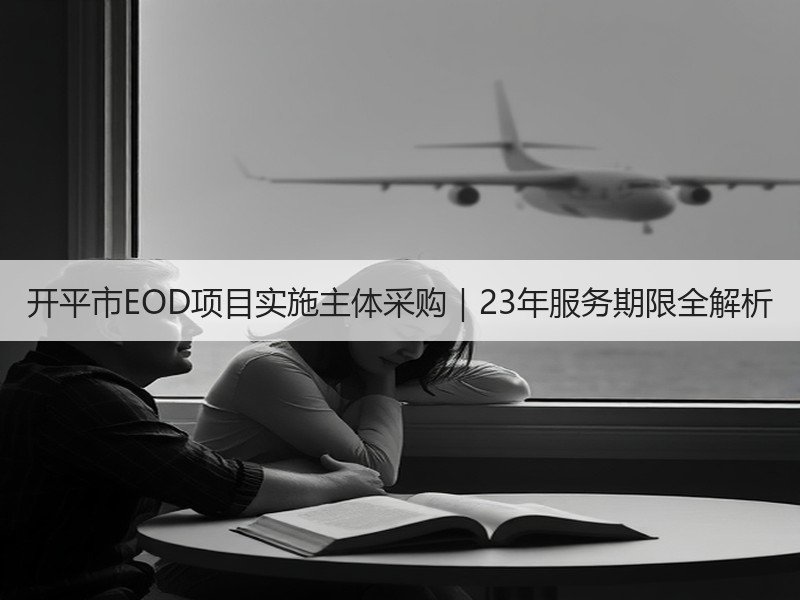 开平市EOD项目实施主体采购|23年服务期限全解析 开平市EOD项目实施主体采购|23年服务期限全解析