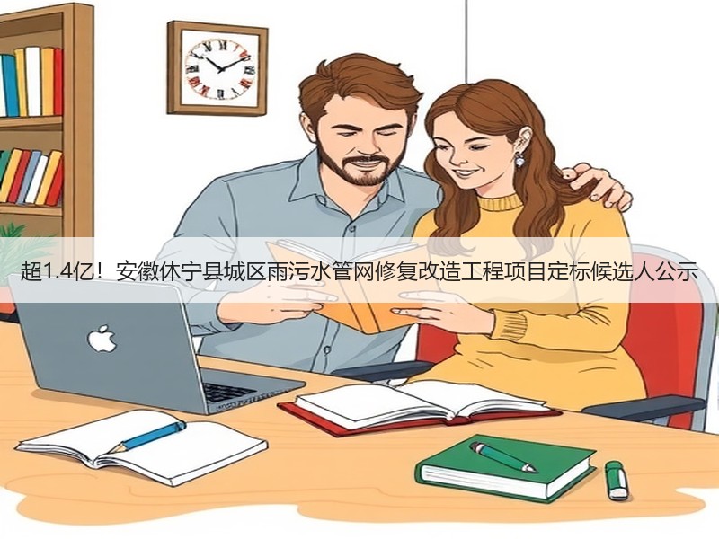 超1.4亿！安徽休宁县城区雨污水管网修复改造工程项目定标候选人公示