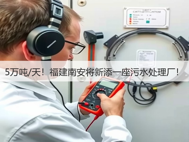 5万吨/天！福建南安将新添一座污水处理厂！