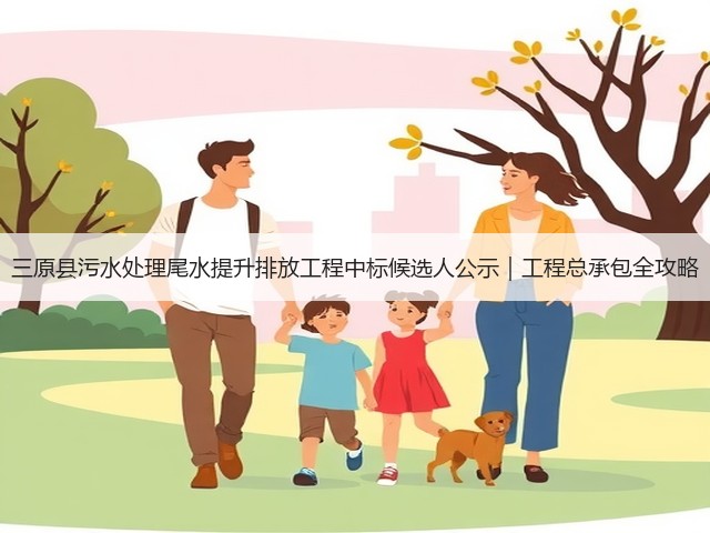 三原县污水处理尾水提升排放工程中标候选人公示|工程总承包全攻略(图3) 三原县污水处理尾水提升排放工程中标候选人公示|工程总承包全攻略(图3)