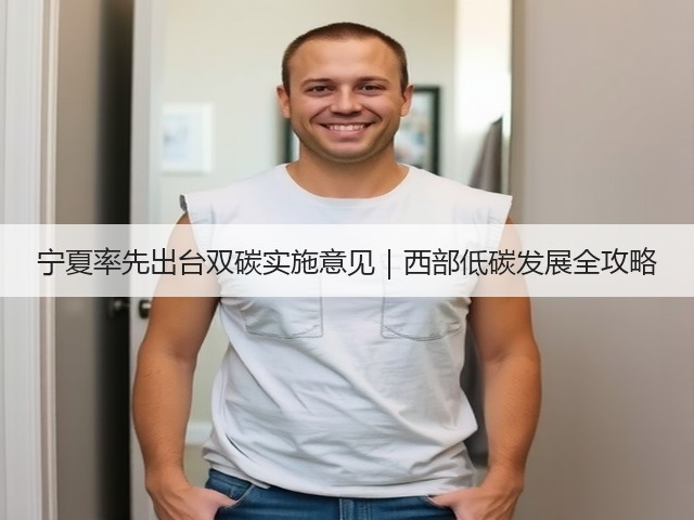 宁夏率先出台双碳实施意见|西部低碳发展全攻略(图3) 宁夏率先出台双碳实施意见|西部低碳发展全攻略(图3)