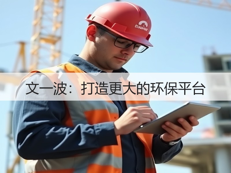 文一波：打造更大的环保平台