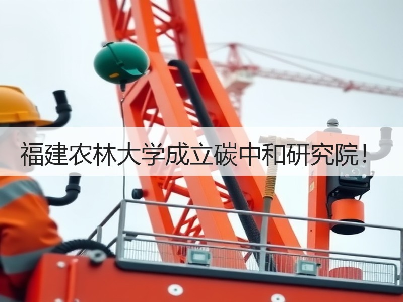 福建农林大学成立碳中和研究院！