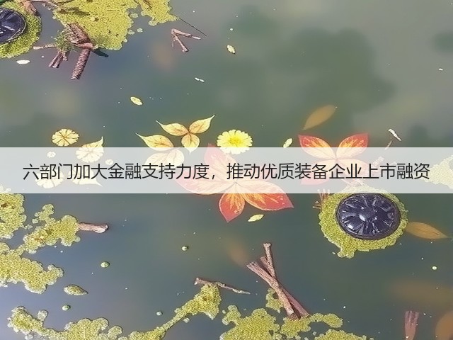 六部门加大金融支持力度，推动优质装备企业上市融资(图1)