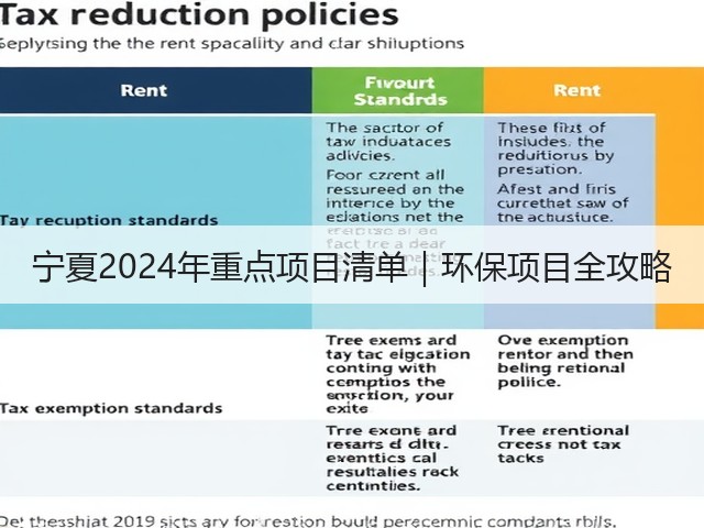 宁夏2024年重点项目清单|环保项目全攻略(图3) 宁夏2024年重点项目清单|环保项目全攻略(图3)