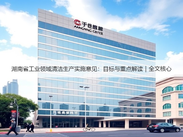 湖南省工业领域清洁生产实施意见:目标与重点解读|全文核心(图3) 湖南省工业领域清洁生产实施意见:目标与重点解读|全文核心(图3)