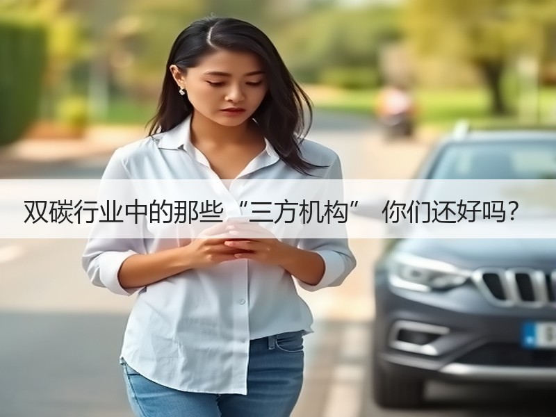 双碳行业中的那些“三方机构” 你们还好吗？