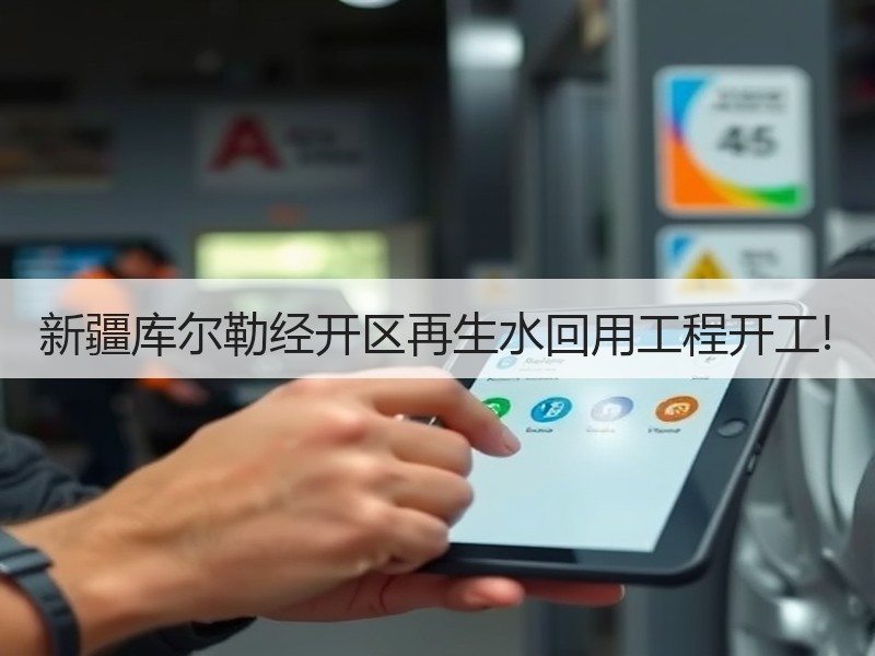 新疆库尔勒经开区再生水回用工程开工!