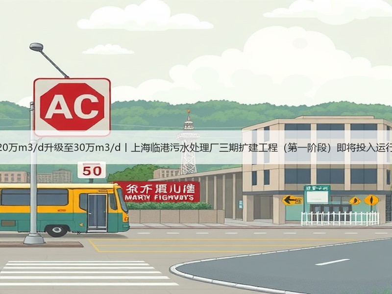 20万m3/d升级至30万m3/d丨上海临港污水处理厂三期扩建工程（第一阶段）即将投入运行