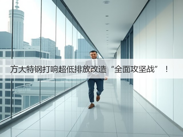 方大特钢打响超低排放改造“全面攻坚战” !(图3) 方大特钢打响超低排放改造“全面攻坚战” !(图3)