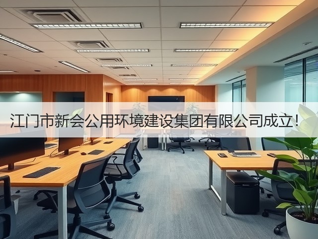 江门市新会公用环境建设集团有限公司成立!(图3) 江门市新会公用环境建设集团有限公司成立!(图3)