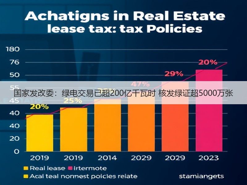 国家发改委：绿电交易已超200亿千瓦时 核发绿证超5000万张