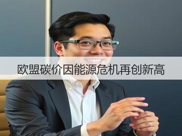 欧盟碳价因能源危机再创新高(图1) 欧盟碳价因能源危机再创新高(图1)
