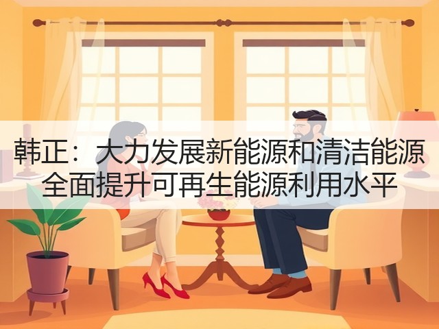 韩正:大力发展新能源和清洁能源 全面提升可再生能源利用水平(图2) 韩正:大力发展新能源和清洁能源 全面提升可再生能源利用水平(图2)