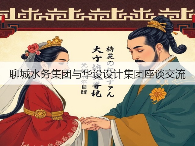 聊城水务集团与华设设计集团座谈交流(图2) 聊城水务集团与华设设计集团座谈交流(图2)