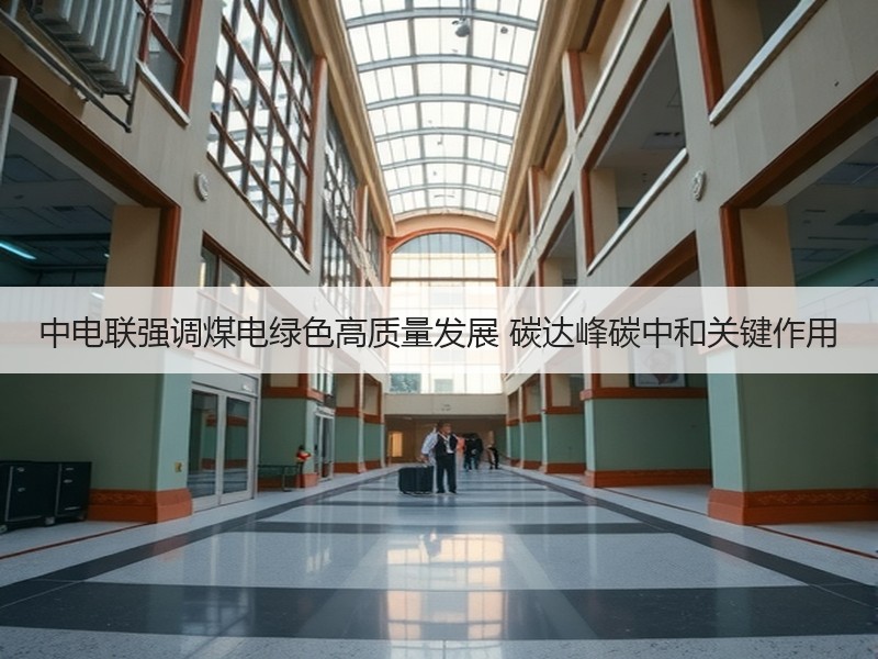 中电联强调煤电绿色高质量发展 碳达峰碳中和关键作用 中电联强调煤电绿色高质量发展 碳达峰碳中和关键作用