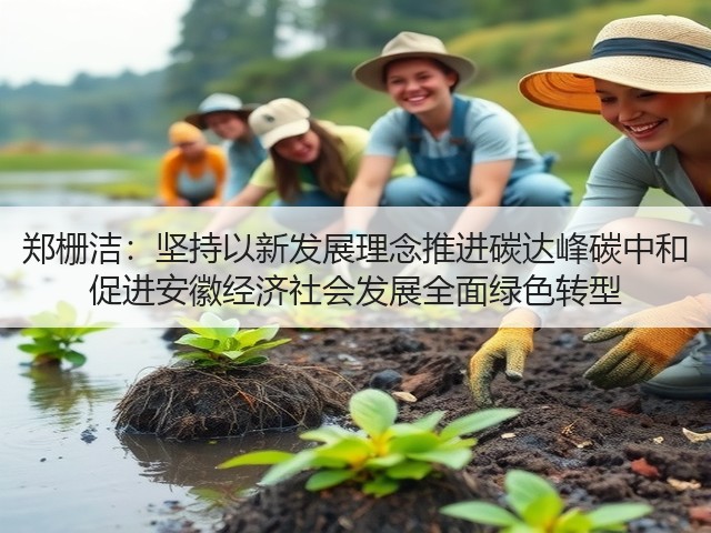郑栅洁:坚持以新发展理念推进碳达峰碳中和 促进安徽经济社会发展全面绿色转型(图3) 郑栅洁:坚持以新发展理念推进碳达峰碳中和 促进安徽经济社会发展全面绿色转型(图3)