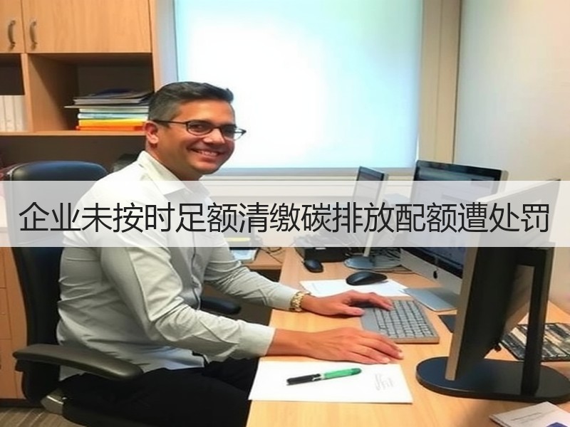 企业未按时足额清缴碳排放配额遭处罚 企业未按时足额清缴碳排放配额遭处罚